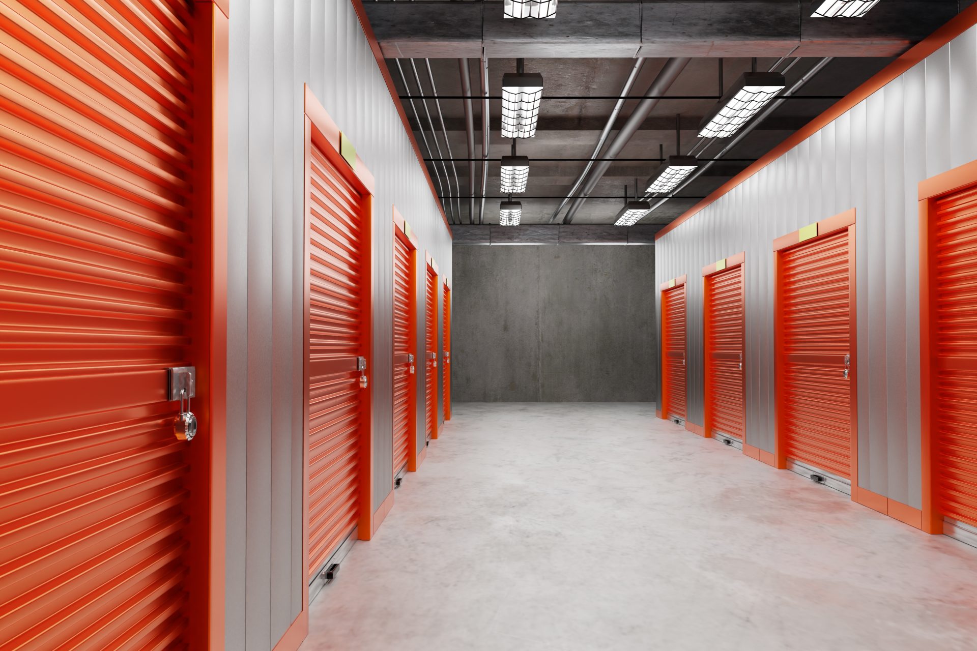 Self storage units indoors in Yapton
